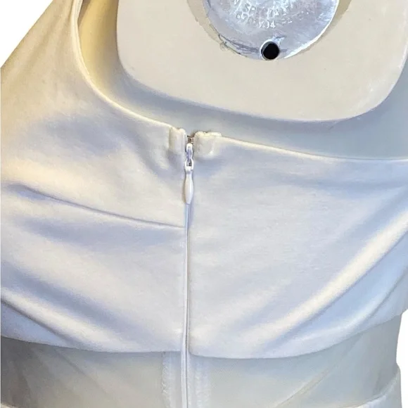 Lulus White Mini Dress Women’s Size L - Picture 4 of 15